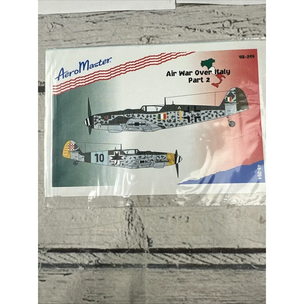 1/48 Aero Master Decals War Over Italy  Part 1 48-293 Part 2 48-294